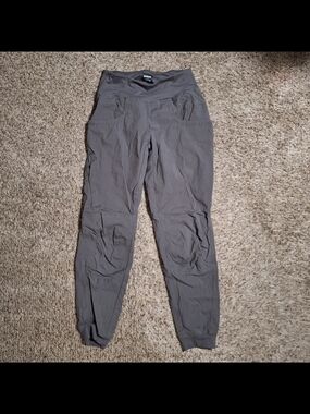 prAna Kanab Organic Cotton Grey Hiking Joggers Cargo Pants XS Gorpcore